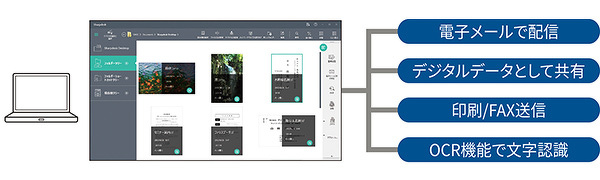 BP-20C25のFAX転送イメージ